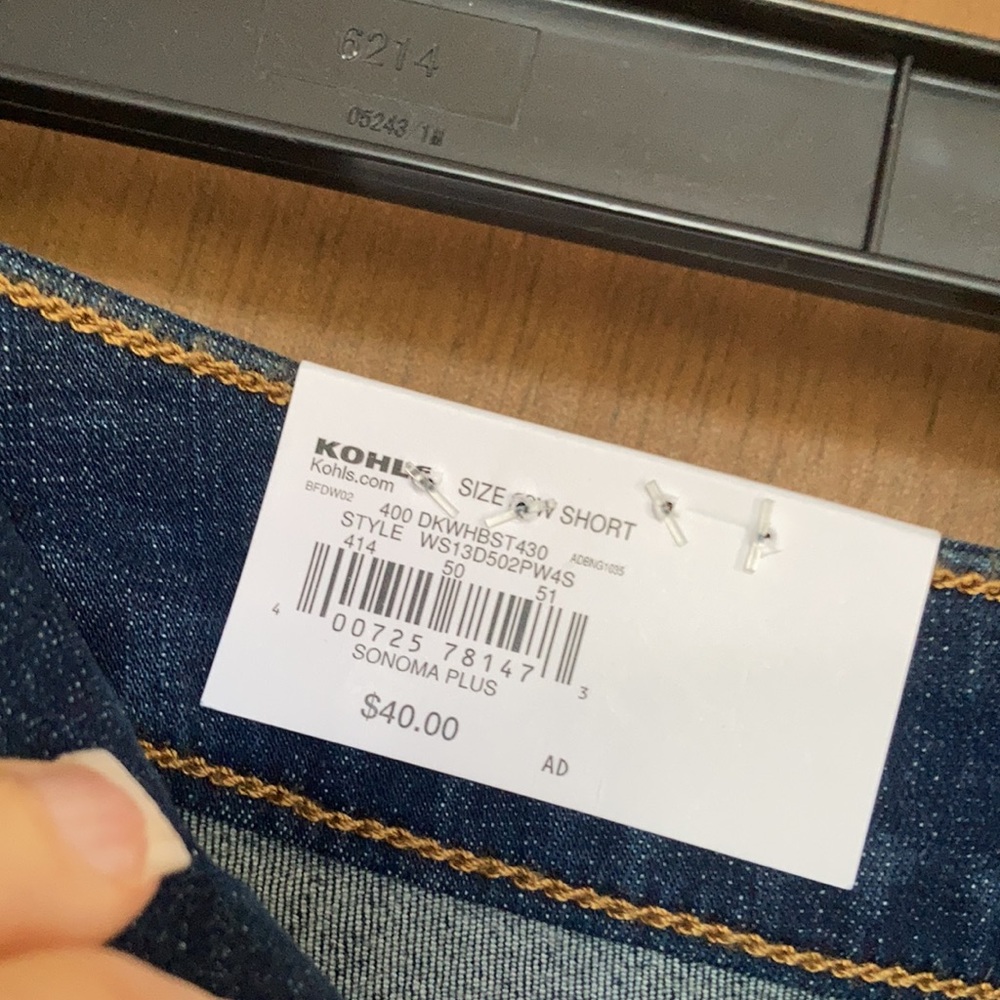 Sonoma jean midrise bootcut breathable stretch fabric jean size 22W Short - Picture 11 of 16